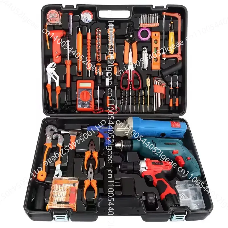 Power Tools Orange - 오렌지색 조합형 다양한 전동 공구 세트,