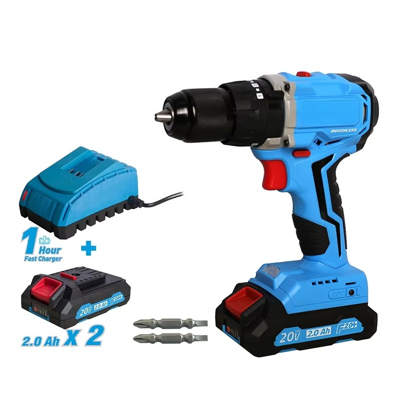 Power Tools Set - 20V 무선 브러시리스 드릴 파워툴 세트