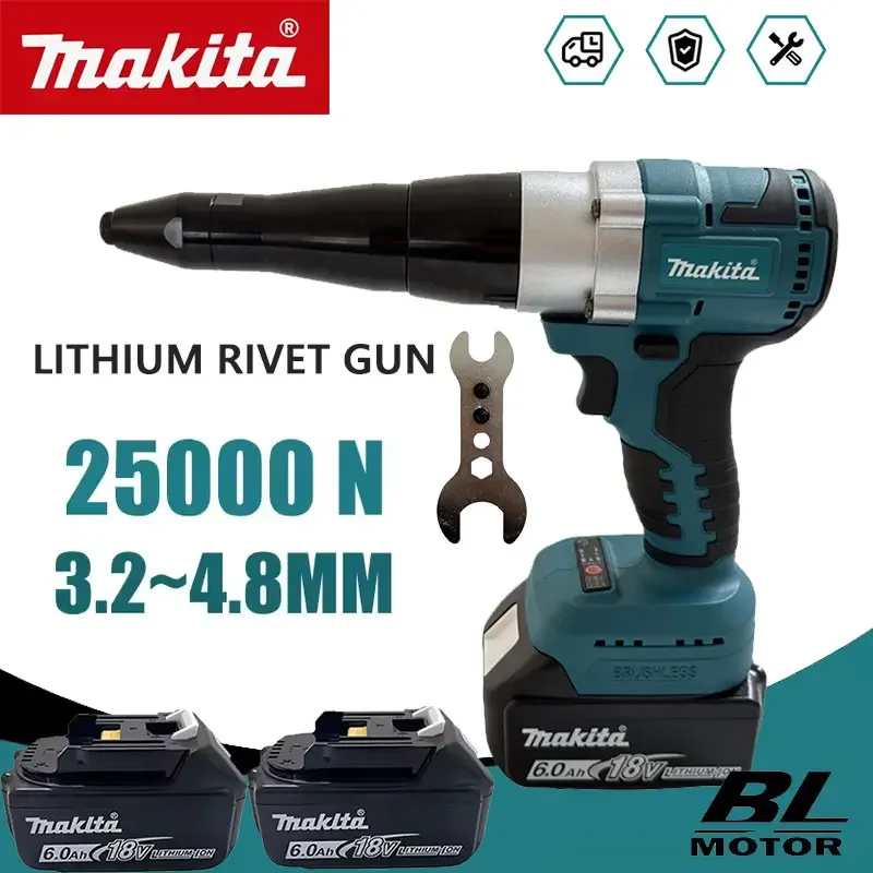 Power Tools Router - 마키타 25000N 브러시리스 전동 리벳건 무선
