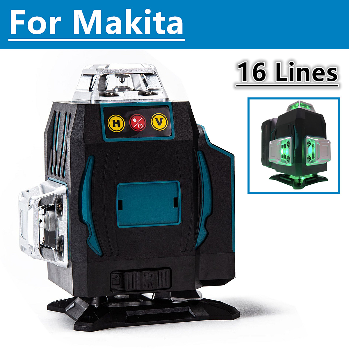 Makita 18V 배터리용 16라인 4D 레이저 레벨 - Power Tools Green 리뷰 및 가격