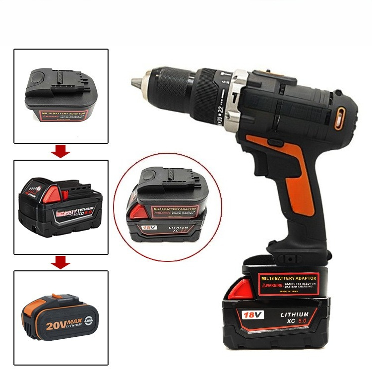 Worx 20V 4핀 오렌지색 전동 공구 배터리 어댑터 - Power Tools Orange 리뷰 및 가격