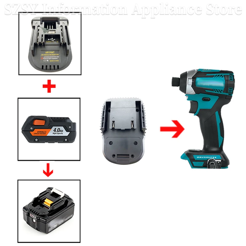 AEG 18V 리튬 배터리 AR18MT용 Ridgid  - Power Tools Battery Adapter 리뷰 및 가격