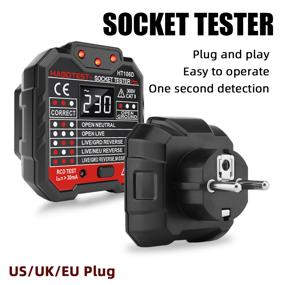 콘센트 테스터 전압 감지기 미국/영국/EU 플러그 소켓 - Power Tools Uk Review 리뷰 및 가격