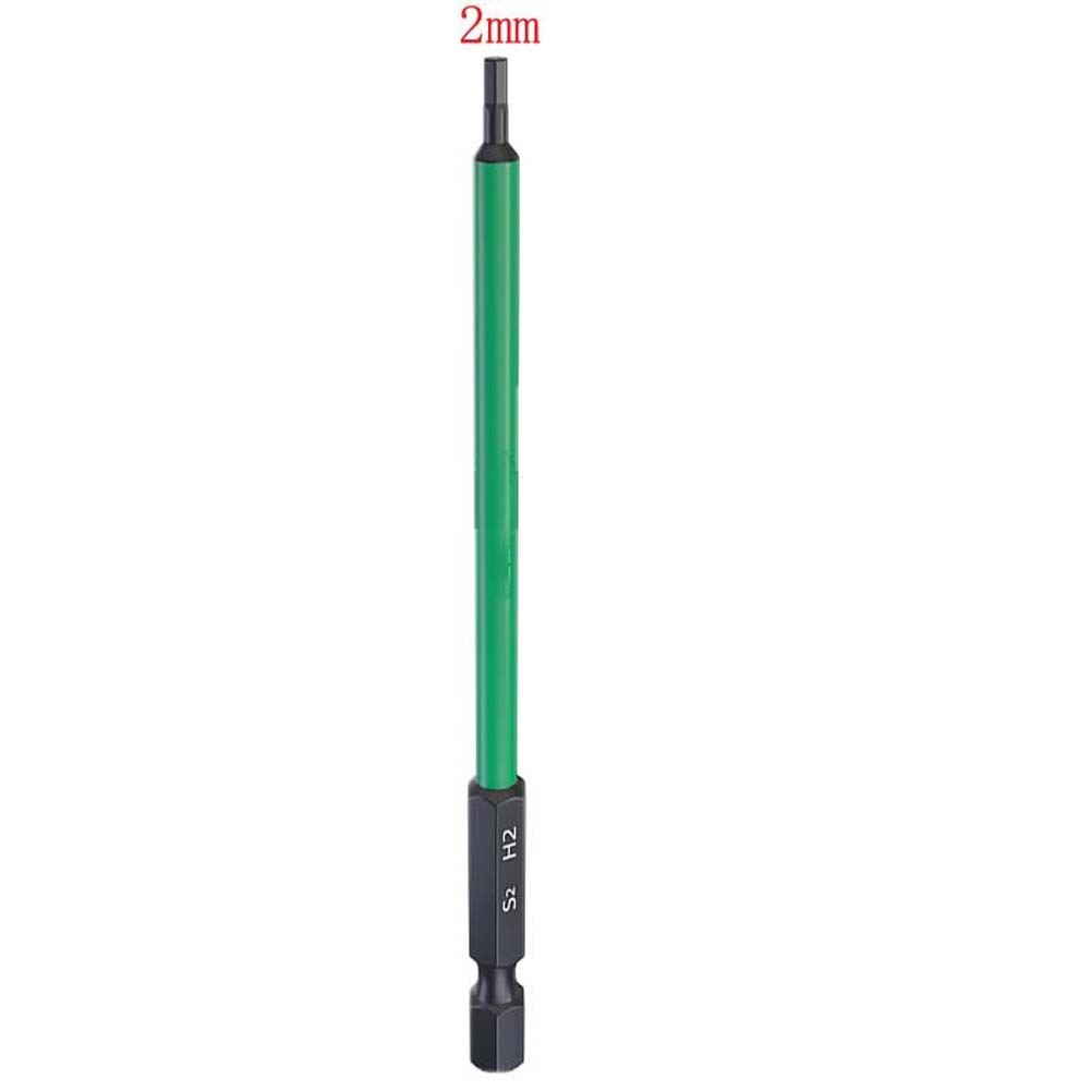 녹색 자석 스틸 스크루드라이버 비트 H2-H10 100 - Power Tools Green 리뷰 및 가격