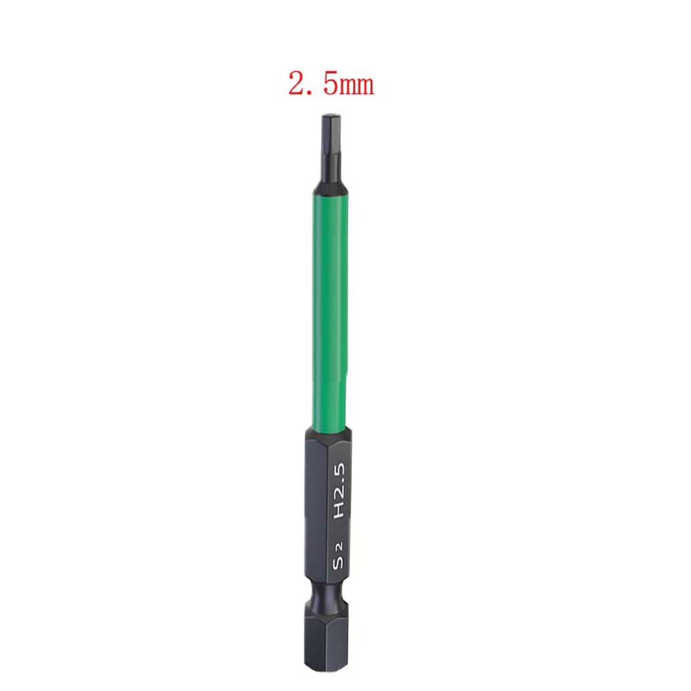 녹색 자석 스틸 스크루드라이버 비트 H2-H10 100 - Power Tools Green 리뷰 및 가격