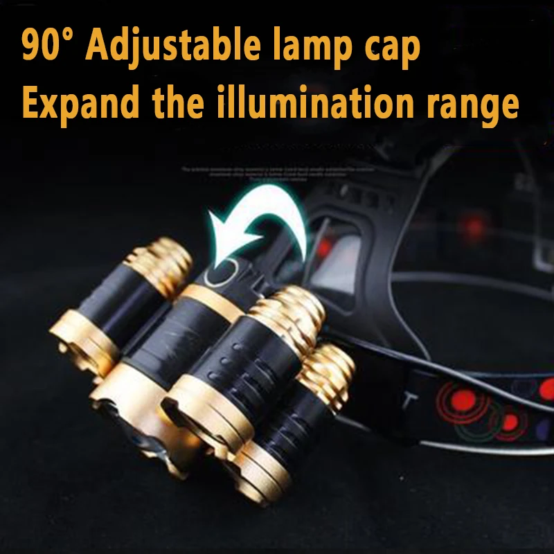 5LED T6 헤드 램프 줌 손전등 토치 충전식 방수  - Power Tools Zoom 리뷰 및 가격