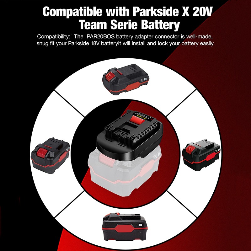파크사이드 20V 리튬이온 배터리를 보쉬 BAT 18V - Power Tools Battery Adapter 리뷰 및 가격