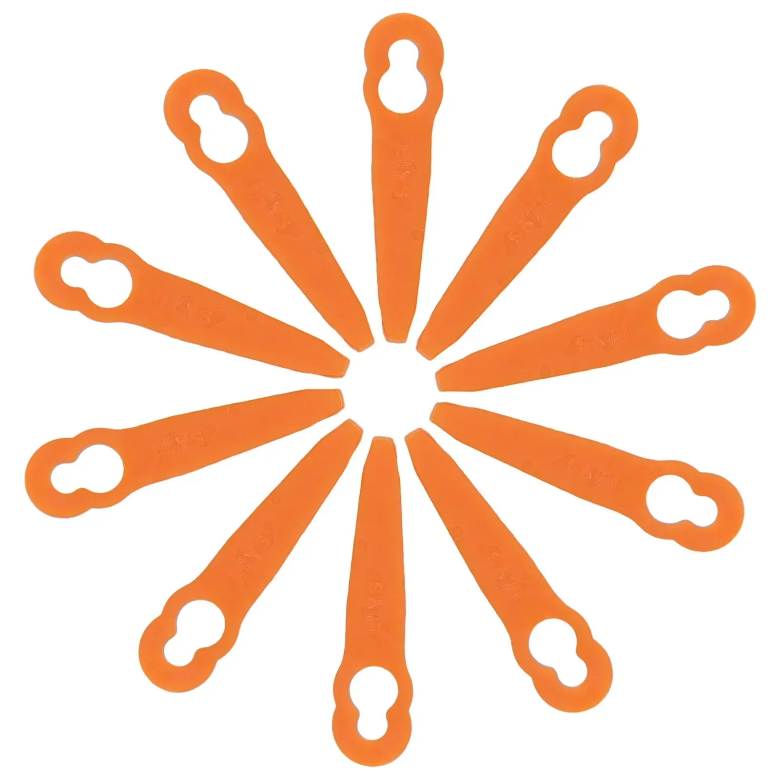 40pcs 플라스틱 블레이드 잔디 깎는 기계 브러시 커 - Power Tools Orange 리뷰 및 가격