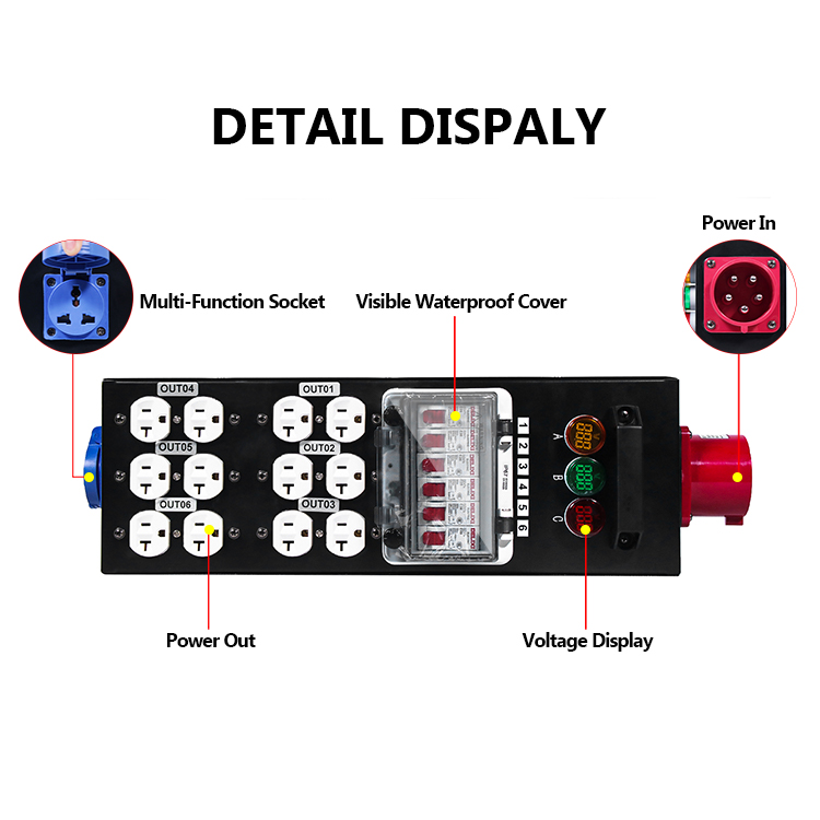 삼상 오선 무대 조명 전원 분배함 직사각형 전원 분배기 - Power Tools Distributor 리뷰 및 가격