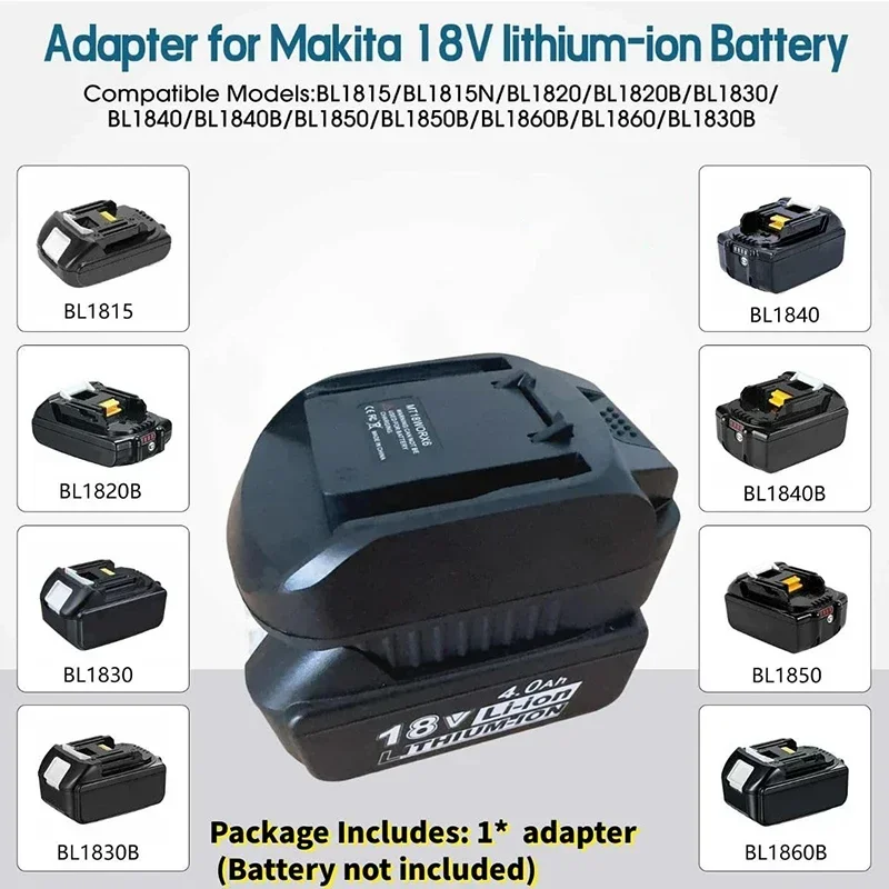 마키타 18V BL 시리즈 배터리용 배터리 변환 어댑터 - Power Tools Battery Adapter 리뷰 및 가격