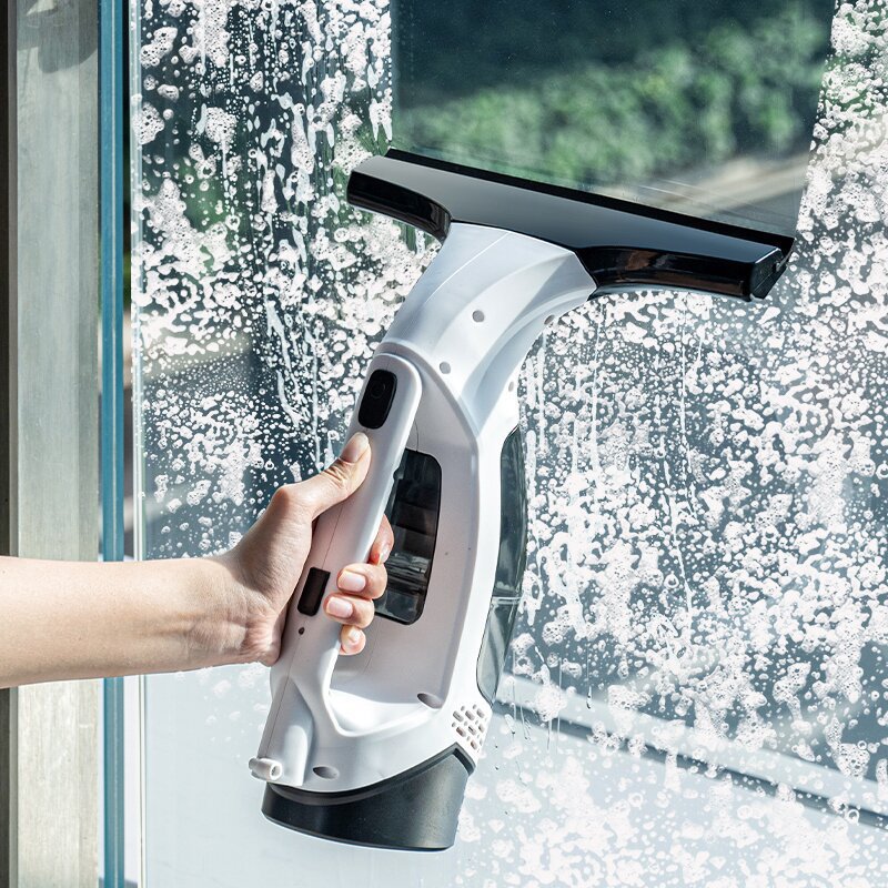 2000Pa 휴대용 창문 진공 스퀴지 무선 전동 유리  - Power Tools Usa 리뷰 및 가격