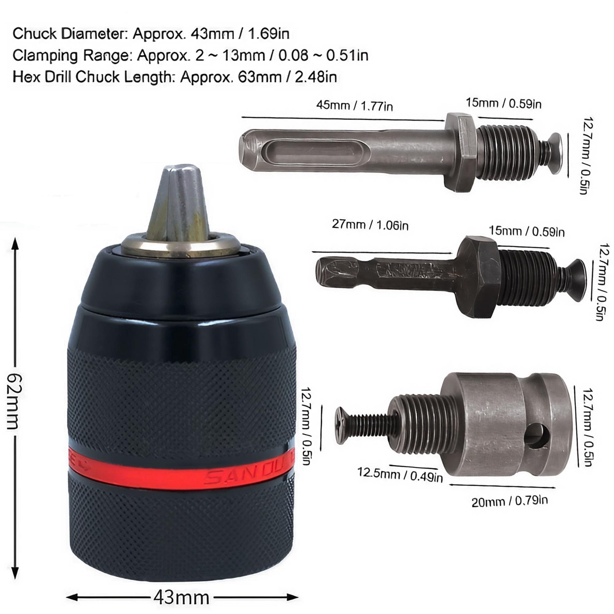 키리스 드릴척 임팩트 드릴 어댑터 SDS 플러스 척 헤 - Power Tools Router 리뷰 및 가격