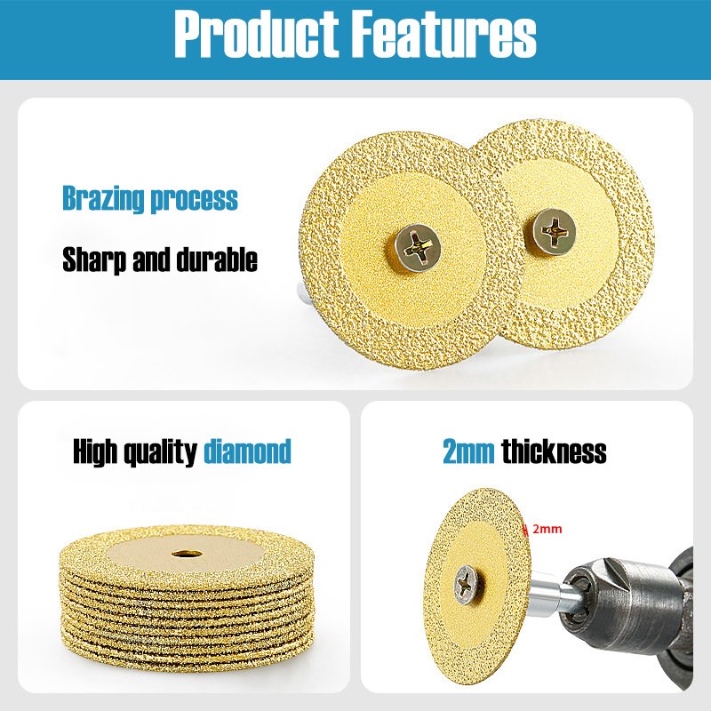 40mm 브레이즈 다이아몬드 톱날 M10 앵글 그라인더 - Power Tools Usa 리뷰 및 가격