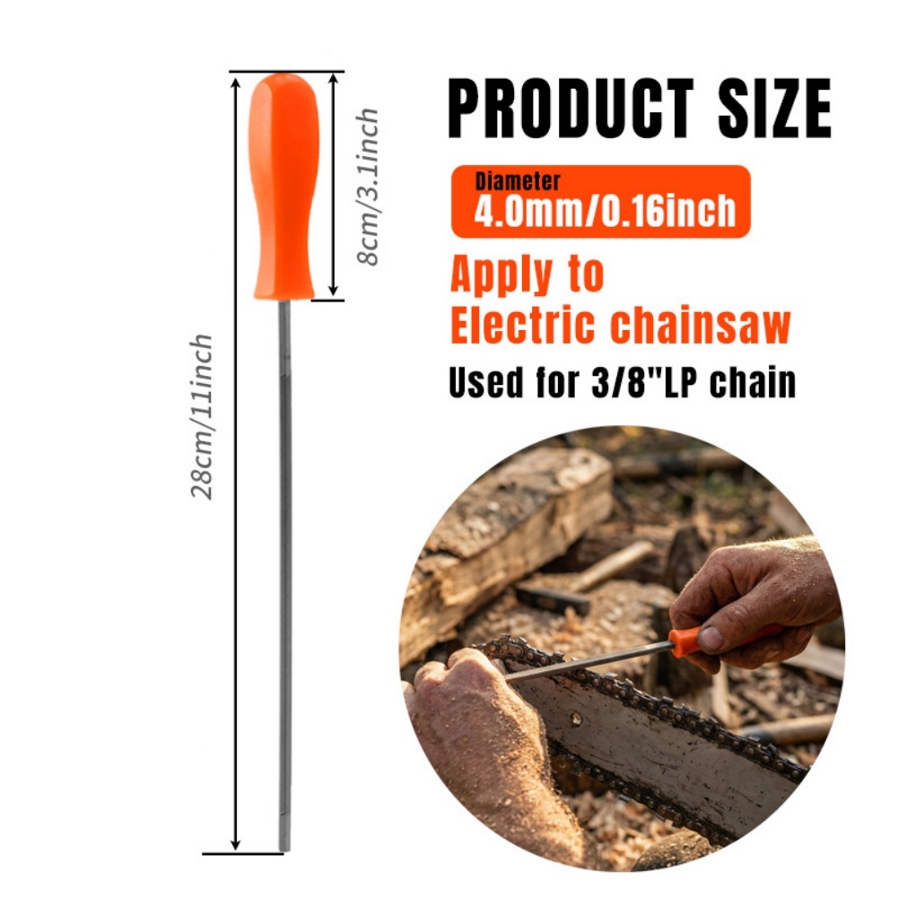 육각형 전기톱 줄톱 파일 4.0mm 4.8mm 5.5m - Power Tools Orange 리뷰 및 가격