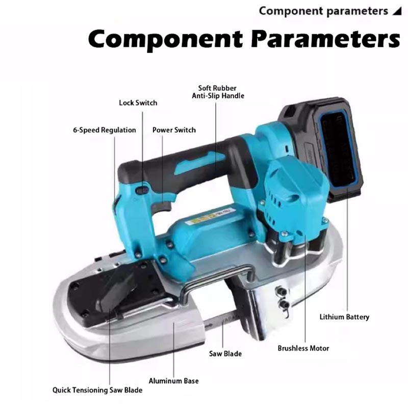 490W 휴대용 브러시리스 밴드쏘 무선 전동톱 리튬 배 - Power Tools Wood 리뷰 및 가격