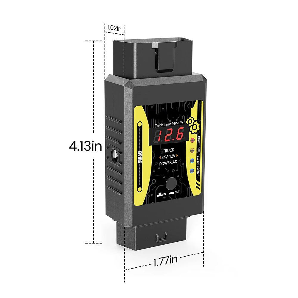 Godiag GT106 Plus 대형 트럭 어댑터 24 - Power Tools Plus 리뷰 및 가격