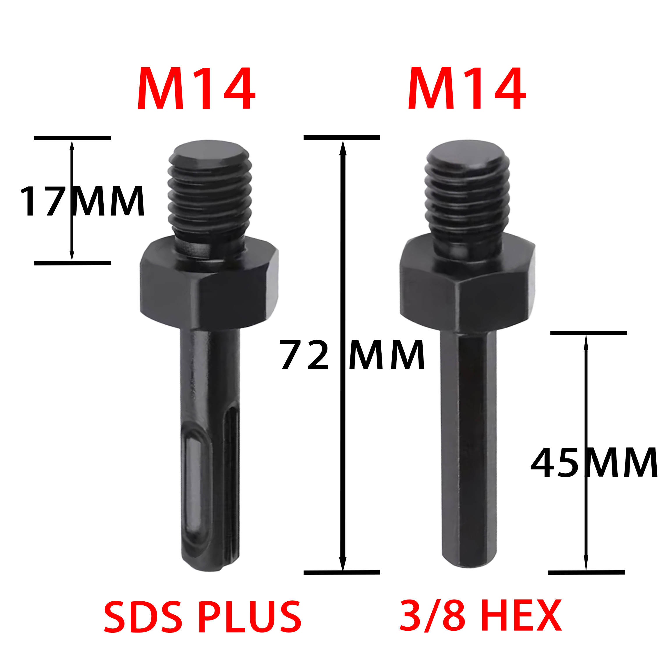 레이젠 M14 나사산 - 3/8 육각 및 SDS 플러스 - Power Tools Plus 리뷰 및 가격